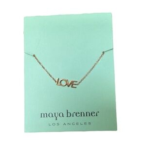 NWT Maya Brenner Rose Gold LOVE Bracelet